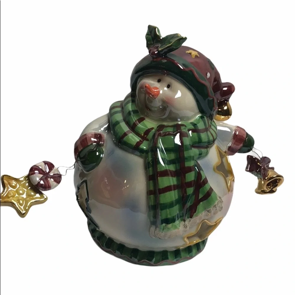 Snowman Candle Holder